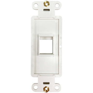 SAFE-IT WALL-MOUNT INSERT 1PORT ANTIBACTERIAL DECORA IVORY TAA