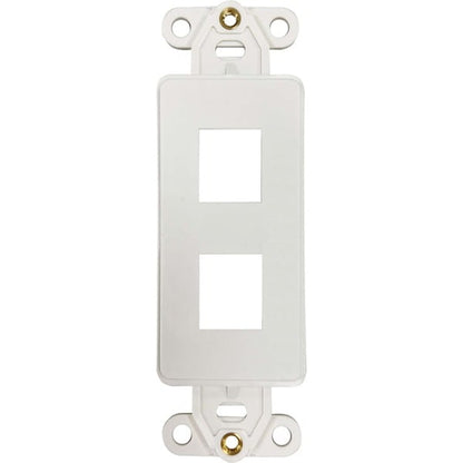 SAFE-IT WALL-MOUNT INSERT 2PORT ANTIBACTERIAL DECORA IVORY TAA