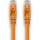 6IN CAT6 ORANGE ETHERN SNAGLESS 100 PERCENT COPPER UL RATED CABLE