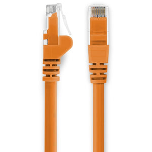 6IN CAT6 ORANGE ETHERN SNAGLESS 100 PERCENT COPPER UL RATED CABLE