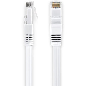 6FT CAT6 WHITE ETHERNET MOLDED 100 PERCENT COPPER UL RATED CABLE