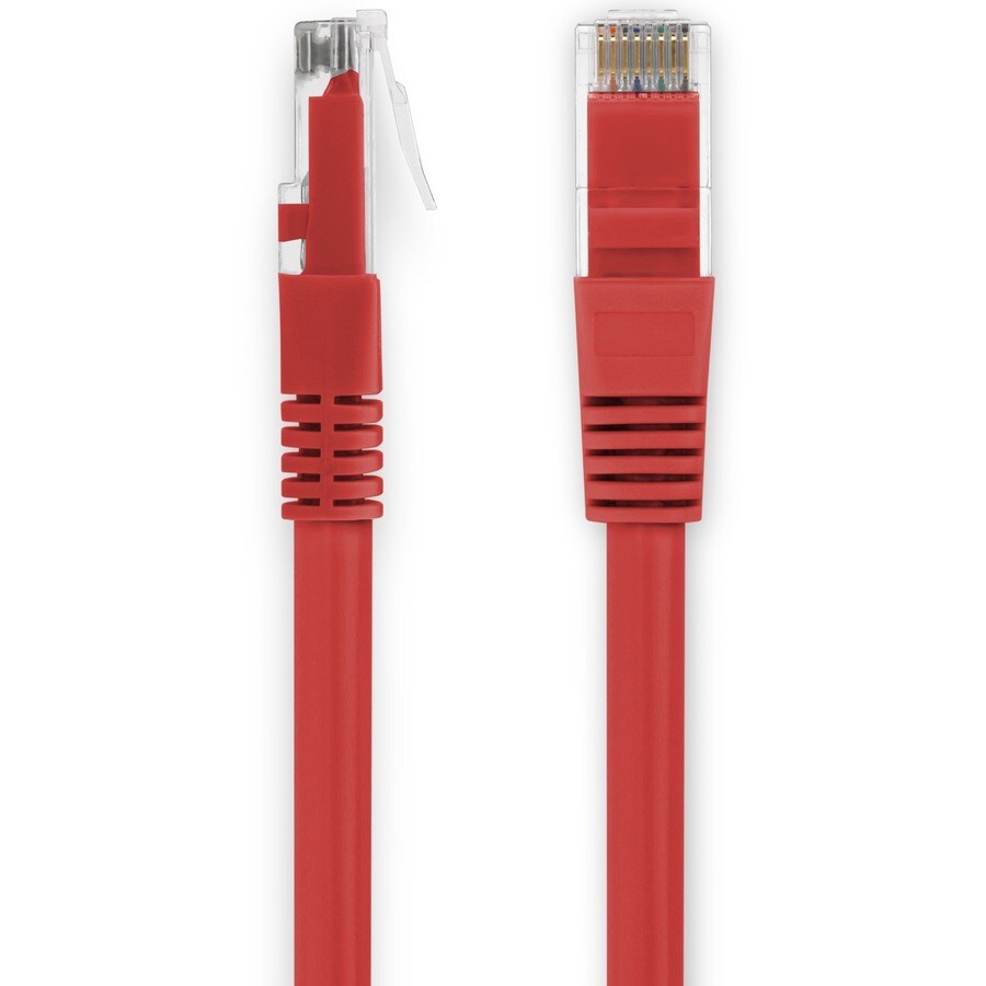 7FT CAT6 RED ETHERNET MOLDED 100 PERCENT COPPER UL RATED CABLE