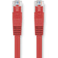 7FT CAT6 RED ETHERNET MOLDED 100 PERCENT COPPER UL RATED CABLE