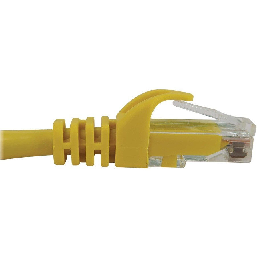 10FT CAT6A YELLOW M/M SNAGLESS MOLDED UTP 10G POE ENET CABLE