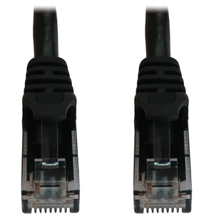 15FT CAT6A ENET CABLE SNAGLESS MOLDED UTP 10G POE M/M BLACK