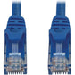 25FT CAT6A ENET CABLE SNAGLESS MOLDED UTP 10G POE M/M BLUE