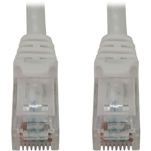 25FT CAT6A ENET CABLE SNAGLESS MOLDED UTP 10G POE M/M WHITE