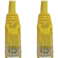 50FT CAT6A ENET CABLE SNAGLESS MOLDED UTP 10G POE MM YELLOW