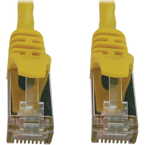 3FT CAT6A ENET CABLE SNAGLESS SHIELDED SLIM 10G M/M YELLOW