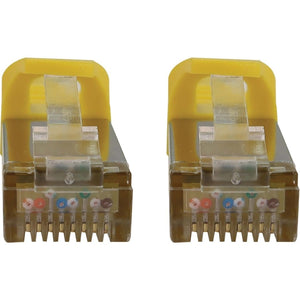 3FT CAT6A ENET CABLE SNAGLESS SHIELDED SLIM 10G M/M YELLOW