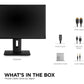 22IN 1920X1080 1080P ERGONOMIC BUSINESS MONITOR HDMI DP VGA