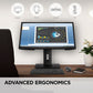 22IN 1920X1080 1080P ERGONOMIC BUSINESS MONITOR HDMI DP VGA