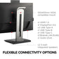 24 ERGONOMIC DOCKING MONITOR W/ USB-C 90W PD, RJ45&POP-UP WEBCAM