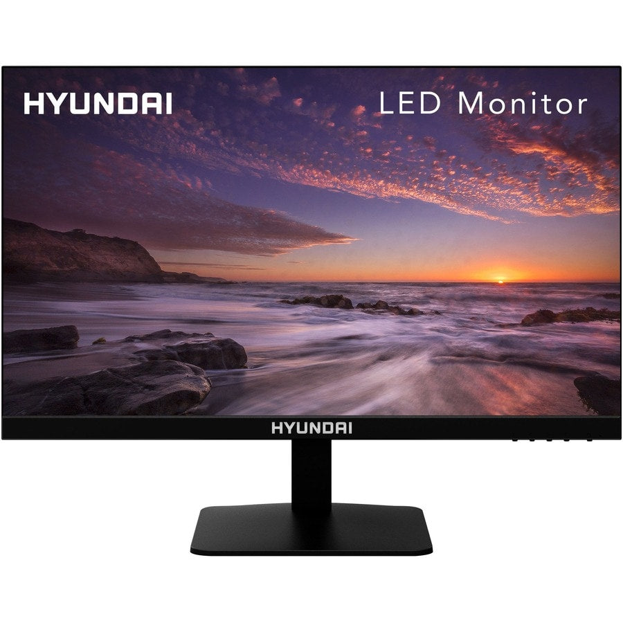 HYUNDAI 23.8IN FHD FLAT OFFICE MONITOR BLACK