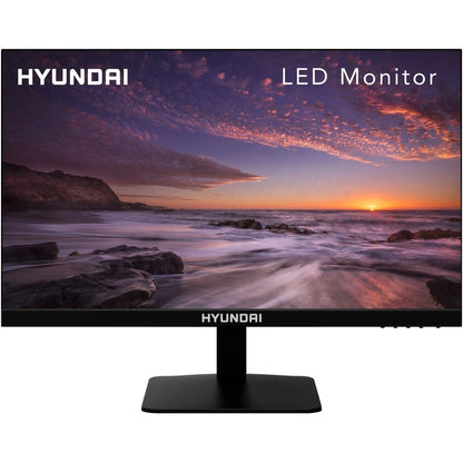 HYUNDAI 23.8IN FHD FLAT OFFICE MONITOR BLACK