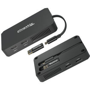 PLUGABLE QUAD HDMI ADAPTER PLUGABLE USBC/3.0 TO 4 HDMI ADAPTER