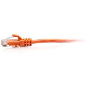 C2G 7FT CAT6A UNSHIELDED UTP SLIM ETHERNET PATCH CABLE - ORANGE