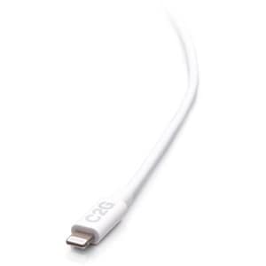 C2G 10FT USB-C TO LIGHTNING M/M SYNC & CHARGING CABLE WHITE