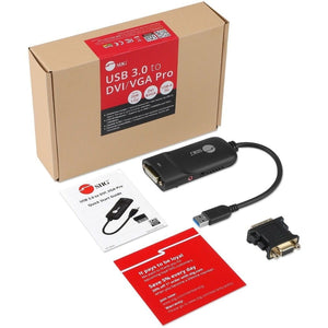 USB 3.0 TO DVI/VGA ADAP 1080P USB 3.0 5 GBPS INCL DVI TO VGA ADAP