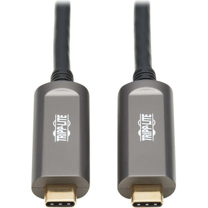 USB C FIBER ACTIVE OPTICS CABLE DATA ONLY USB 3.2 M/M BLACK 30M