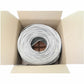 CAT6A BULK ETHERNET CABLE 10G SOLID CORE CMR RATED WHITE 1000FT