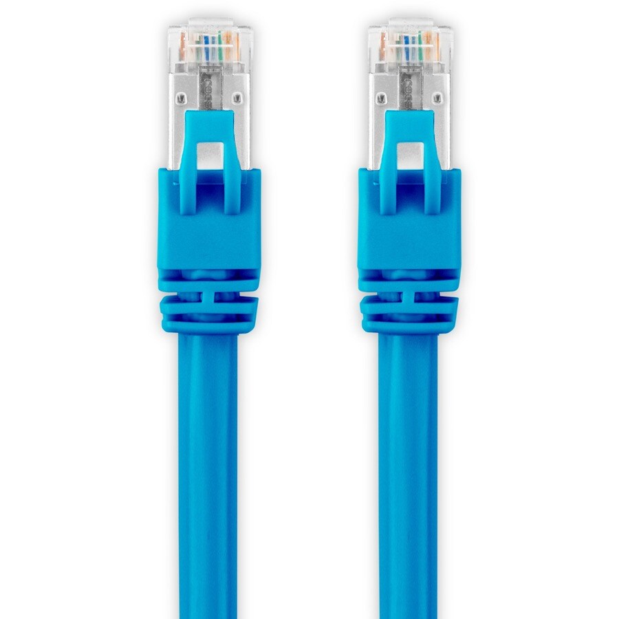 3FT CAT6A CABLE - SNAGLESS-BLUE SHIELDED ETHERNET CABLE