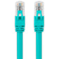 6FT CAT6A CABLE - SNAGLESS-AQUA SHIELDED ETHERNET CABLE