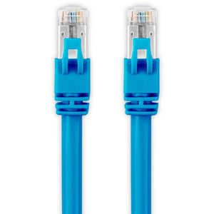 35FT CAT6A CABLE- SNAGLESS-BLUE SHIELDED ETHERNET CABLE