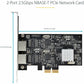 2-PORT 2.5G PCIE NETWORK CARD - DUAL NBASE-T ETHERNET CARD