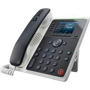 POLY EDGE E220 IP PHONE AND POE-ENABLED