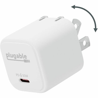 PLUGABLE GAN USBC CHARGER BLOCK GAN USBC CHARGER BLOCK 30W WHITE