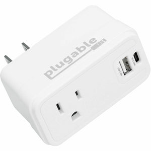 PLUGABLE 32W USBC USB CHARGER 32W USB-C USB-A AC OUTLET CHARGER