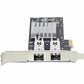 2-PORT GBE SFP NETWORK CARD - FIBER OPTIC GIGABIT NIC/CONTROLLER