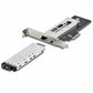 M.2 NVME SSD TO PCIE X4 SLOT - HOT SWAP MOBILE RACK/BACKPLANE