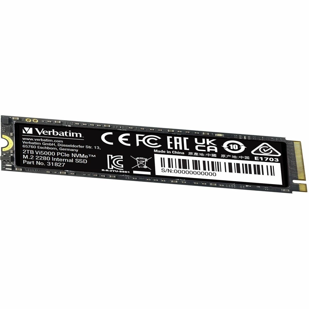 VERBATIM 2TB VI5000 SSD INTERNAL - PCIE NVME M.2 SSD