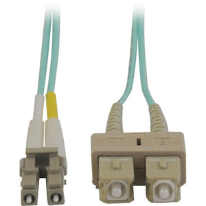 3M 10GB DUPLEX MMF PATCH CABLE LSZH AQUA FIBER LC/SC 50/125