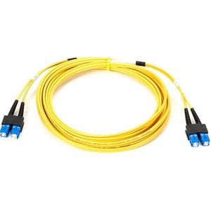 2M (6.5FT) SCSC YL OS2 SM FIBER PATCH CABLE INDR ZIP OFNR