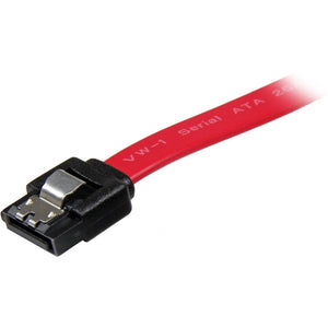 24 LATCHING SATA CABLE M/M - STRAIGHT