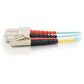 1M FIBER MMF LC/SC 50/125 DUPLEX AQUA PATCH CORD 10GB