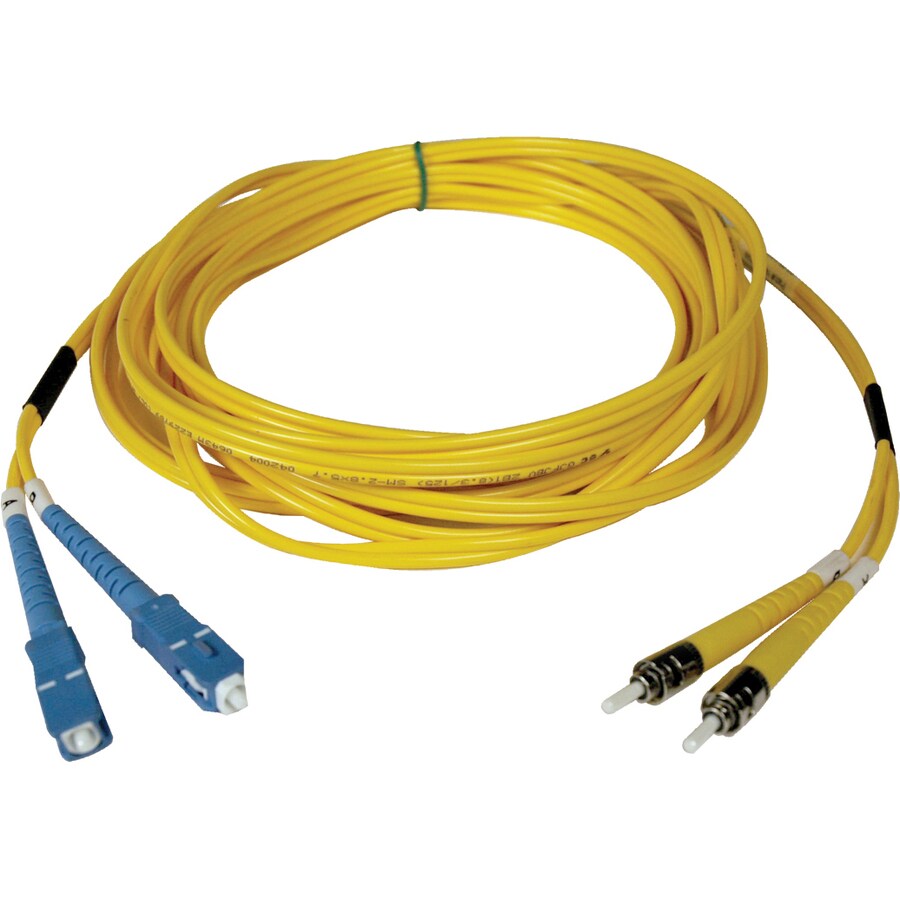 1M FIBRE OPTIC SC/ST 8.3/125 DUPLEX SMF PATCH CABLE