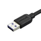 USB 3.0 TO MICRO B CABLE 3FT 1M SLIM LEFT ANGLE MICRO USB CABLE