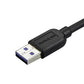 USB 3.0 TO MICRO B CABLE 3FT 1M SLIM LEFT ANGLE MICRO USB CABLE