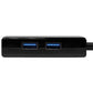 USB 3.0 HUB WITH ETHERNET GIGABIT NETWORK ADAPTER W/ USB