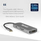 PLUGABLE USBC-7IN1 USB C 7-IN-1 MULTIPORT ADAPTER HUB