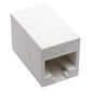 CAT6 IN-LINE COUPLER COMPACT STRAIGHT-THROUGH MODULAR F/F TAA