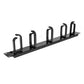 1U CABLE MANAGEMENT DUCT D-RING SERVER RACK HORIZONTAL ORGANIZER