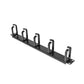 1U CABLE MANAGEMENT DUCT D-RING SERVER RACK HORIZONTAL ORGANIZER