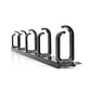 1U CABLE MANAGEMENT DUCT D-RING SERVER RACK HORIZONTAL ORGANIZER