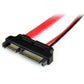 6IN SLIMLINE SATA TO SATA F/M ADAPER W/ POWER