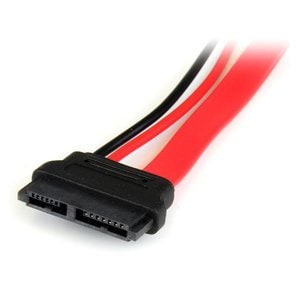 6IN SLIMLINE SATA TO SATA F/M ADAPER W/ POWER